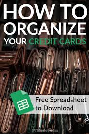 Even fake card numbers have to follow the pattern to be verifiable. Organize Your Credit Cards With This Simple Tracking Spreadsheet