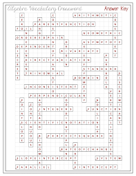 The related chords are arranged in two groups which can be matched to their matching neighbors in turn. Algebra Vocabulary Crossword Algebra Vocabulary Math Vocabulary Math Vocabulary Activities