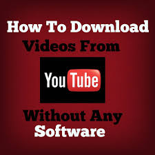 How To Download A Video From Youtube For Free Without Using Any Software Youtube Socialmedia Youtube Videos Download Video