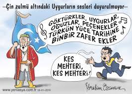 Yüzyıl sonrasından bugüne kadar çinin istila ettiği doğu türkistanda gözyaşı dinmek bilmiyor. Aglar Turkistan Ibrahim Ozdabak Karikaturleri