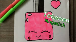 Tekenen Voor Beginners Schattige Nagellak Leren Tekenen Hoe Teken Ik Een Nagellak Youtube
