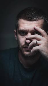 Dude Standing in Mirror