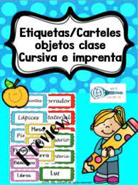 Etiquetas Carteles Clase Espanol Classroom Labels Classroom Labels Student Learning Spanish Words