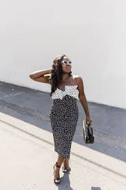White And Black Polka Dots White Polka Dot Dress Black Polka Dot Polka Dot Dress