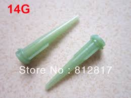 14 Gage Dispenser Needle Tip Green 1 5mm Tip Inner Diameter