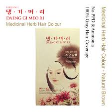 I've tried a lot of korean beauty products already, but have yet to try out a korean shampoo! Medicinal Herb Hair Colour Natural Brown Puddinghead