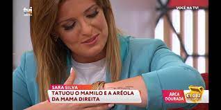 É uma tatuagem muito especial e foi aqui pela mão da mariza. Maria Botelho Moniz Faz Tatuagem Em Direto No Voce Na Tv Veja As Imagens