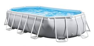 piscine tubulaire ovale intex prism frame 5m03 2m74 1m22 26796np