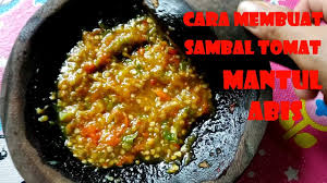 Jadinya sambal terasi merupakan kegemaran hampir setiap orang, bahkan banyak yang berkata makan tanpa sambal terasi. Cara Membuat Sambal Tomat Tanpa Terasi Dan Tidak Digoreng Endees Gaesss Mantul Abis Youtube