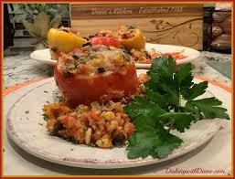 Check spelling or type a new query. Cauliflower Rice Veggie Stir Fry Black Bean Stuffed Peppers Dishing With Diane