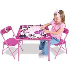 Disney Minnie Mouse Erasable Activity Table Set With 3 Markers Walmart Com Toddler Desk And Chair Activity Table Toddler Desk