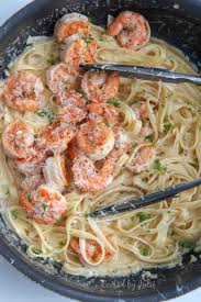 Creamy Shrimp Alfredo Pasta Video Cooked By Julie Recipe Fettuccine Alfredo Recipes Easy Pasta Dishes Pasta Dishes