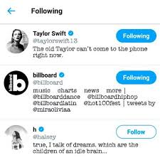 its happened katy perry has followed taylor on twitter