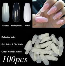 Acrylic nails have been around longer than their counterparts, so, most nail technicians at salons and spas have a lot of experience about how to apply and remove these nails. 100pcs Bag Transparent Natural False Nails Art Tips Flat Shape Full Cover Manicure Fake Nail Tips Buy At A Low Prices On Joom E Commerce Platform