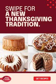 17 Showstopping Cakes For Thanksgiving In 2020 Thanksgiving Desserts Table Thanksgiving Desserts Betty Crocker Recipes