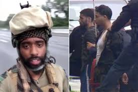 Member of 'heavily armed' group rise of the moors broadcasts live during standoff with ma state police. Dpahwrh Dg Im