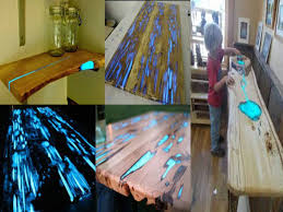 Glow In The Dark Pigment Powder 20 50 100g Daytime Invisible Resin Coating Top Resin Countertops Glow In The Dark Resin Furniture