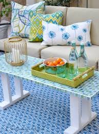 Outdoor coffee table ideas pinterest. 13 Diy Outdoor Side And Coffee Tables Shelterness
