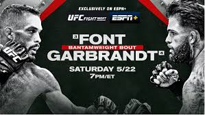 Max holloway #1 live now. Ufc Fight Night Font Vs Garbrandt May 22 Exclusively On Espn Espn Press Room U S