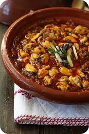 Tajine De Moules A La Chermoula Paprikas Cuisine Marocaine Recette Marocaine Tajine Poisson