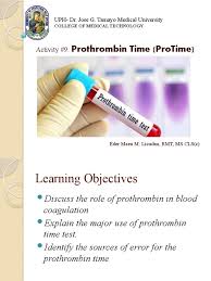 Image result for Prothrombin Time