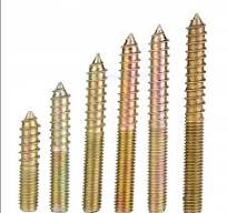 8MM Carbon Steel Zinc Plated Hanger Bolt 8 pcs for IKEA furniture