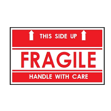 Print this fragile warning sticker template to alert shipping carriers about breakable package contents. China Box Packaging Warning Custom Order Fragile Stickers China Fragile Stickers Moving Labels