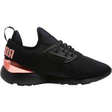 Black And Rose Gold Tennis Shoes Puma Muse Meta Women Sneakers Black Rose Gold Women Ssneakers Tenis Sapato Tenis Puma Sapatos