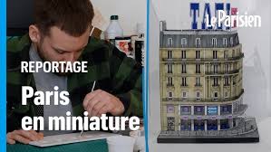 L’artiste Nicolas Pierre reproduit les bâtiments parisiens en miniatures