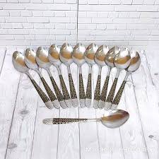 Harga sendok makan stainless adalah harga /12pcs ( 1 lusin ) awet dan tidak mudah karatan bahan stainless stell dan tebal.tidak mudah bengkok sendok#sendokmurah#sendokcantik#sendok1lusin#sendokmurah#sendokset#sendokmakan#. Harga Per Lusin Sendok Makan Motif Batik Stainless Tebal Shopee Indonesia