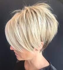 This look uses a straight razor to add texture and reduce density in the model's thick, blonde hair. 50 Short Choppy Hair Ideas For 2021 Hair Adviser