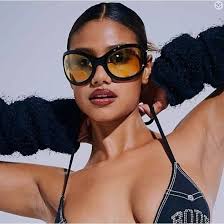 Las mejores ofertas en Negro amarillo Wrap gafas de sol para mujeres