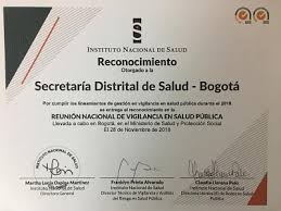 La empresa secretaria de salud publica le ofrece buen servicio con seguridad de satisfacción. Reconocimiento A La Secretaria Distrital De Salud Por Labor De Vigilancia En Salud Publica Diciembre 11 2018 Subred Integrada De Servicios De Salud