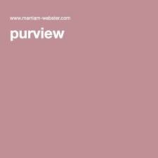 Definition Of Purview Definitions Vocabulary Grammar
