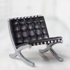 It's almost been 100 years since the first barcelona chair made its appearance in public. Dollhouse Miniature 1929 Barcelona Chair Living Room Miniatures Dollhouse Miniatures Doll Supplies Craft Supplies Factory Direct Craft