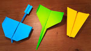 How To Make 5 Easy Paper Airplanes That Fly Far Ppo Youtube