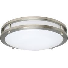 Maybe you would like to learn more about one of these? Style Selections Flush Mount Ceiling Light For Modern Decor Needs 1 20 Watt Led Bulb Silver Finish 14 In Dia L01687 1pk Rona