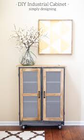 Industrial Craft Room Bookcase Diy Industrial Cabinet Ikea Bookcase