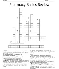 (must be a family name.) if you know the answers to these cartoon tr. Pharmacy Trivia Crossword Wordmint