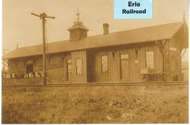 Erie Railroad Depot Train Station At Saegertown Crawford Co Pa Train Station Saegertown