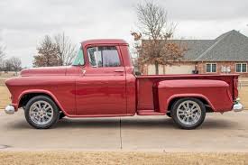 Image result for Medium Red 1955 Truck