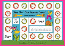 The object of the game is for each player to plant seed packets in their garden until it's full, with plants that do best together (companion planting!). How Does Your Garden Grow Quarter Past And Quarter To Times Board Game