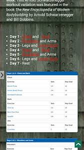 Arnold Schwarzenegger Workout Routines