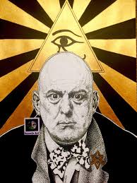 Aleister Crowley A4 Art Print