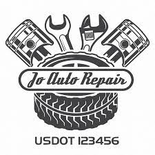 Car Service Auto Repair Mechanic Company Name Truck Decal 2 Pack Auto Repair Mechanics Logo Auto Repair Shop