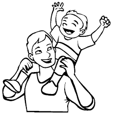 Suddenly, i enjoy staring at the galaxies at night, because they tell the story of beautiful lights in the dark. Child Piggyback On Daddys Back I Love Dad Coloring Pages Coloring Sky