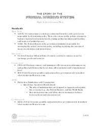 The Story Of The Federal Reserve High School Lesson Plan Lesson Plan For 9th 12th Grade Lesson Planet