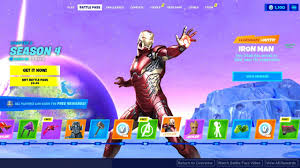 All Skins In The Fortnite Season 4 Battle Pass Showcase Youtube