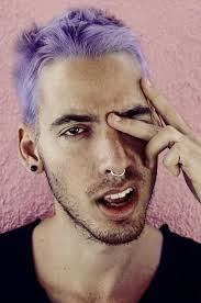 Lavender Hair Mens Hair Colour Lavender Hair Dyed Hair