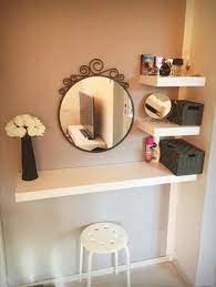 Check out how we created this corner ikea floating desk vanity and made it look totally custom with a sneaky diy ikea hack! Makeup Room Ideas Vanities Dressing Tables 47 New Ideas Bedroom Diy Bedroom Decor Easy Home Decor